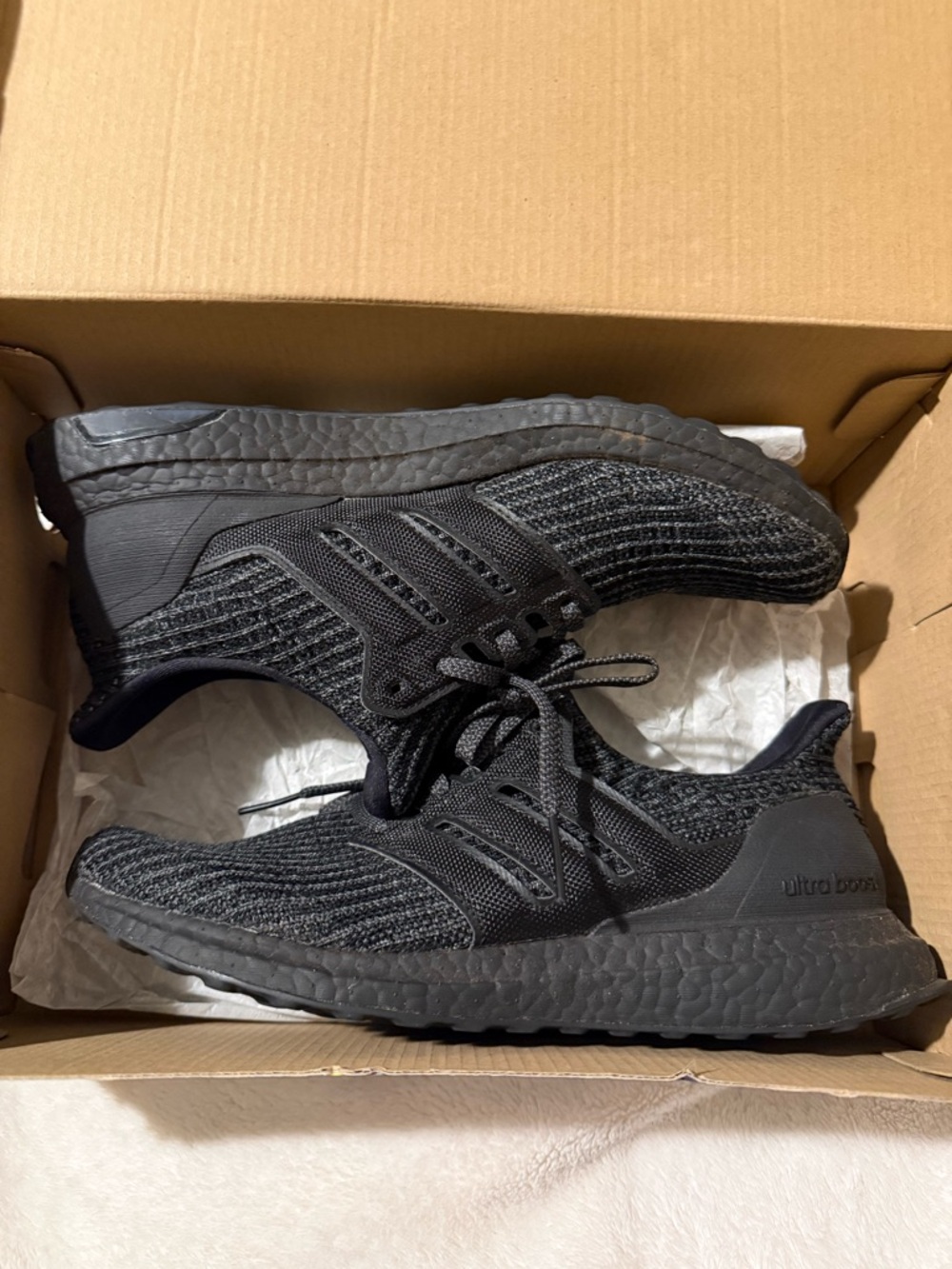 Adidas Men’s Ultra Boost Running Shoes - Black